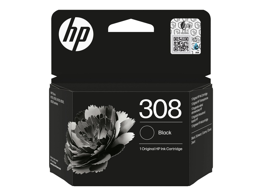 [7FP21UE#LS1] HP 308 - Schwarz - original - Tintenpatrone