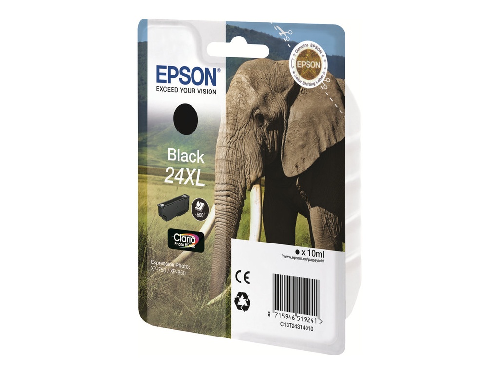 Epson 24XL - 10 ml - XL - Schwarz - original