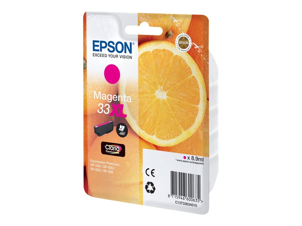 Epson 33XL - 8.9 ml - XL - Magenta - original