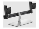 Dell Pro MDS26 - Aufstellung - für 2 Monitore - Schnellverschlussmechanismus - Silver/Black - Bildschirmgröße: 48.3-68.6 cm (19"-27")