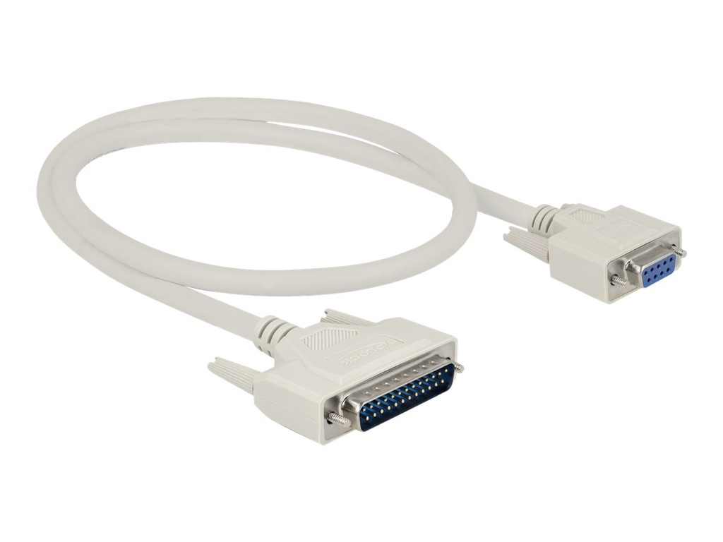 Delock Kabel seriell - DB-25 (M) zu DB-9 (W)