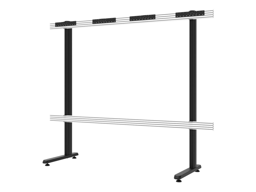 Peerless AV SEAMLESS Kitted+ Series - Aufstellung - modular - für dvLED Videowand - Aluminium - Bildschirmgröße: 370.8 cm (146")