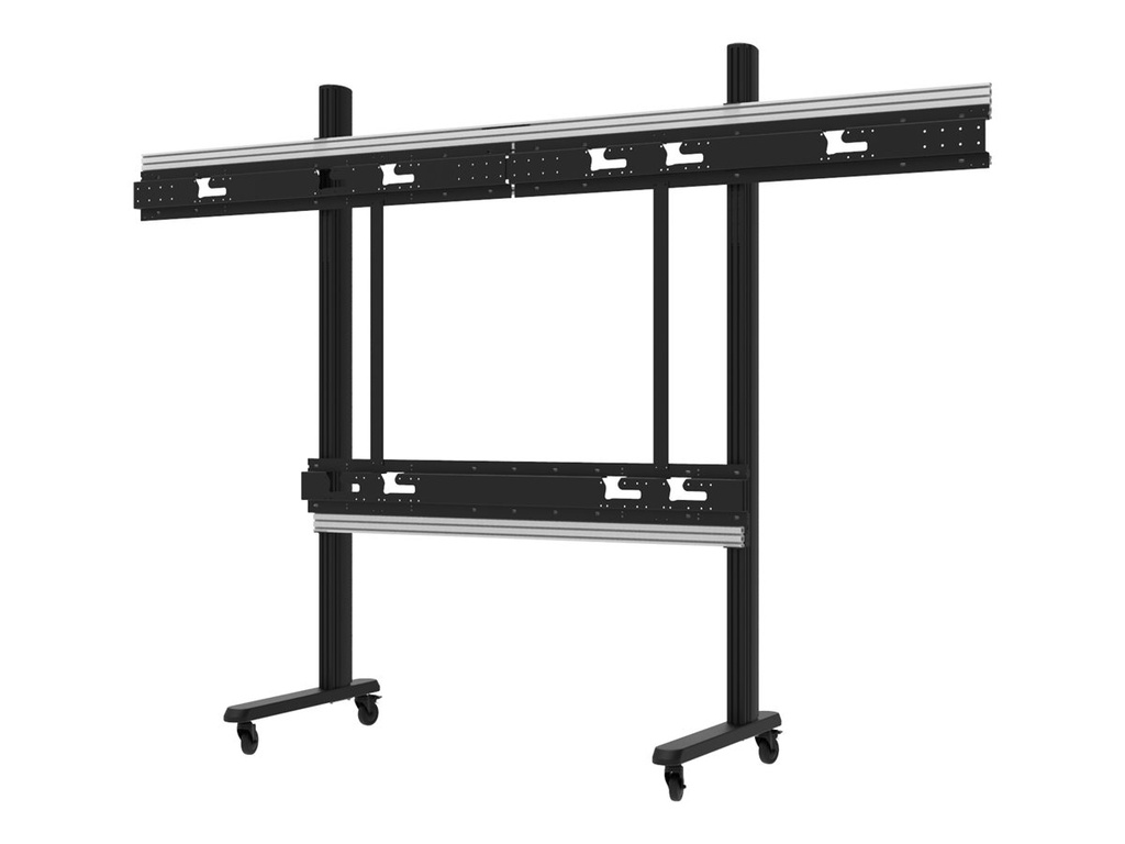 Peerless AV SEAMLESS Kitted+ Series - Wagen - modular - für dvLED Videowand - Aluminium - Schwarz, Silber - Bildschirmgröße: 345.4 cm (136")