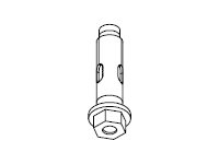Peerless ACC 200 - Montagekomponente (Betondübel) (Packung mit 2)