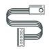 Zebra CABLE ASSY,PRINTHEAD,TTP 20X0