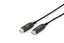 DIGITUS HDMI AOC Hybrid Glasfaserkabel, UHD 8K, 50 m