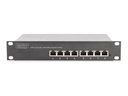 DIGITUS Switch - unmanaged - 8 x 10/100/1000Base-T