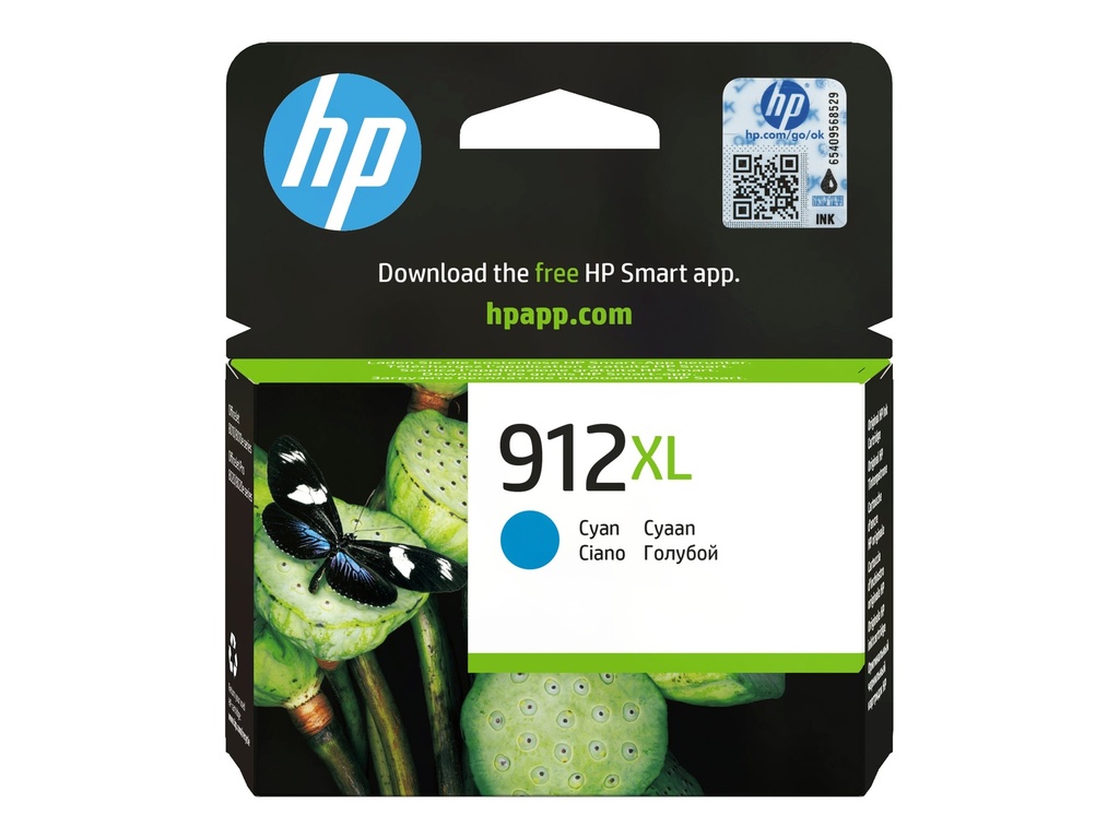 HP 912XL - 8.5 ml - Hohe Ergiebigkeit - Cyan