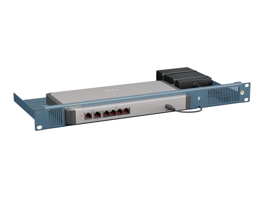 Rackmount.IT RM-CI-T30 - Montagesatz für Netzwerkgeräte - Rack montierbar - cisco metallisch blau - 1U - 48.3 cm (19")