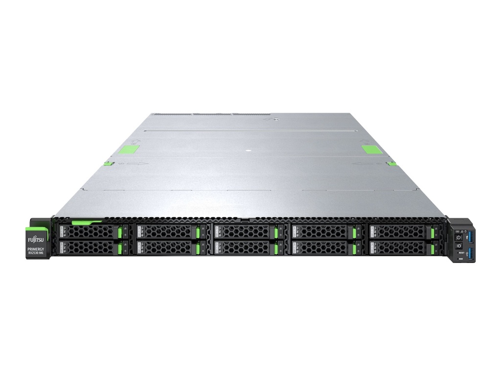 [VFY:R2536SC091IN-B] Fsas Technologies Fujitsu PRIMERGY RX2530 M6 - Server - Rack-Montage - 1U - keine CPU - SATA - Hot-Swap 6.4 cm (2.5")
