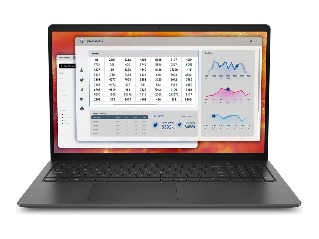 Dell Pro 15 Essential PV15265 - AMD Ryzen 5 130 - Win 11 Pro - Radeon 660M - 16 GB RAM - 512 GB SSD NVMe - 39.6 cm (15.6")