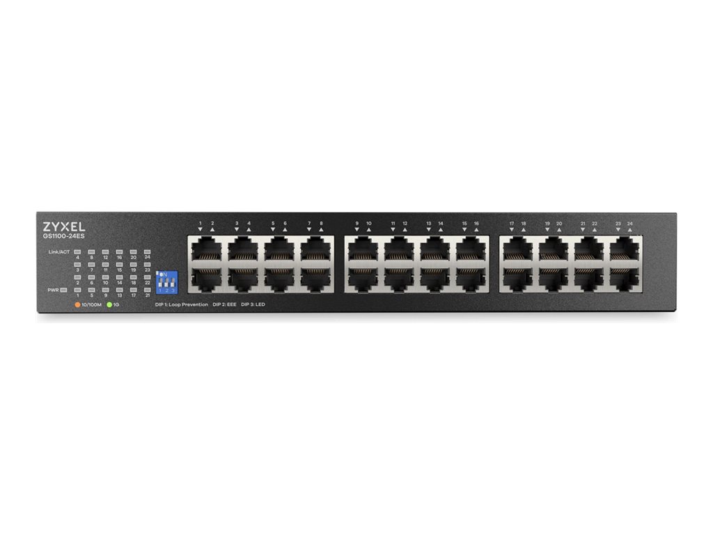 [GS1100-24ES-EU0101F] ZyXEL GS1100 Series GS1100-24ES - Switch - schlank