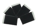 Zebra Klettverschluss-Pads (Packung mit 5)