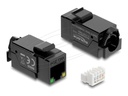 Delock Keystone Jack - with PoE LED - CAT 6a