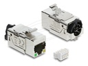 Delock Keystone Jack - mit PoE-LED - CAT 6a