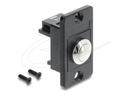 Delock Schalter mit Taste - panel mount - Schwarz