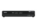 ATEN CS1142DPH4 - KVM-/Audio-Switch - 5K, DisplayPort/HDMI Single/Dual Display, Universal, Secure
