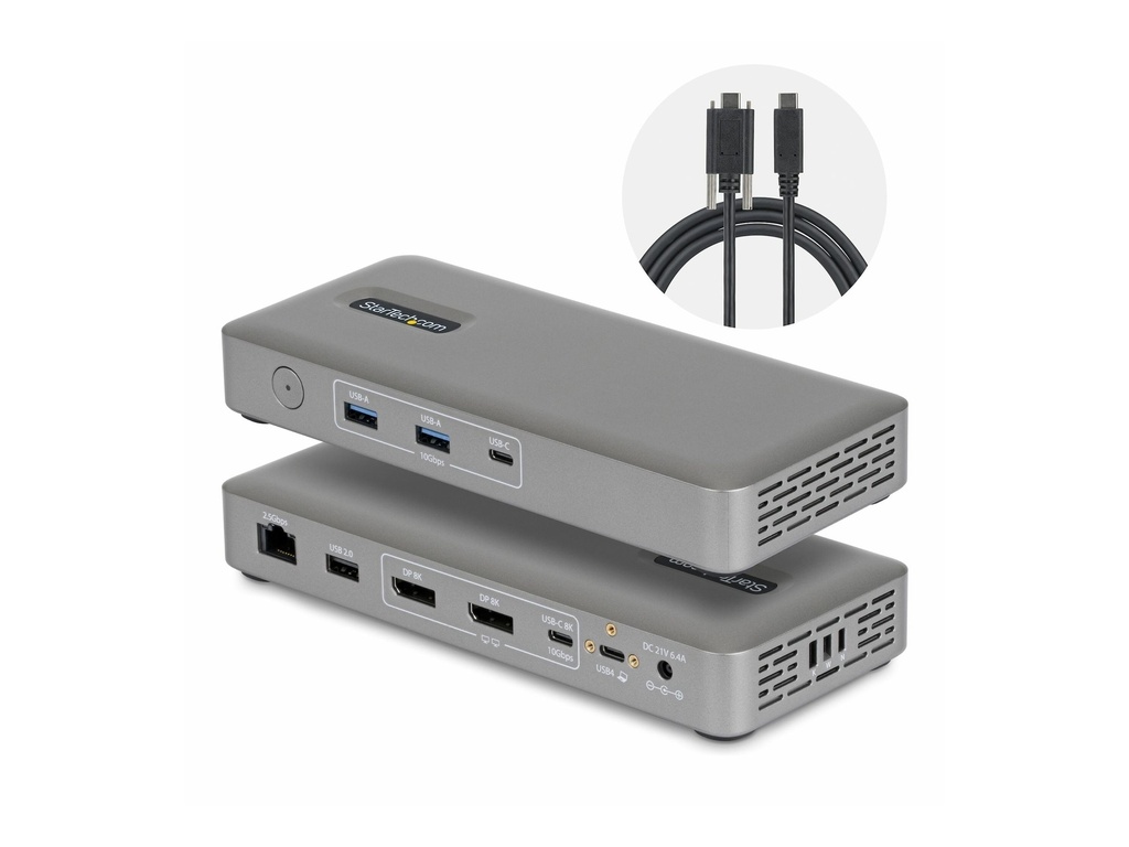 [208UE-USB4-DOCK] StarTech.com Startech - Dockingstation - USB4 / Thunderbolt 4 / Thunderbolt 5