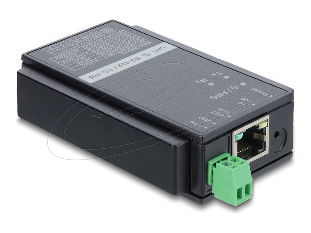Delock Serieller Adapter - RS-422/485 - RS-422/485 x 1 + 10/100 Ethernet x 1