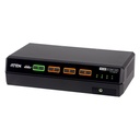 ATEN CS1144DPH4 USB 5K DP HDMI Dual Display Secure KVM PSD PP V4.0 - KVM-Umschalter - 4-Port