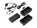 Zebra 3-Slot Battery Charger Connected via Y Cable - Batterieladegerät - Ausgangsanschlüsse: 3 - Vereinigte Staaten (Packung mit 2)
