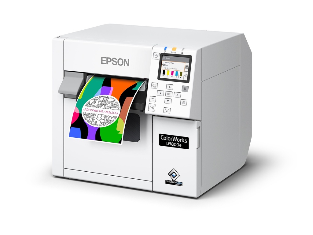 Epson ColorWorks D3800e - Etikettendrucker - Farbe - Tintenstrahl - Rolle (10,8 cm)