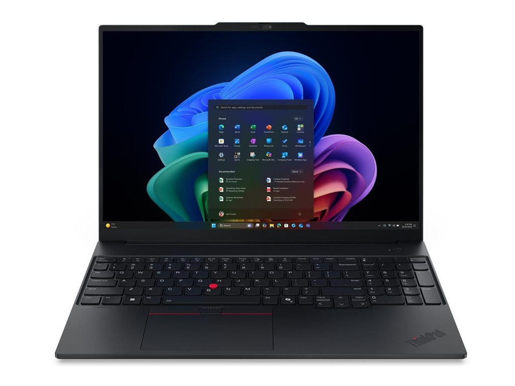 Lenovo ThinkPad E16 Gen 4 21Y4 - AMD Ryzen AI 5 330 / 2 GHz - Win 11 Pro - Radeon 820M - 32 GB RAM - 512 GB SSD NVMe, TCG Opal Encryption 2 - 40.6 cm (16")