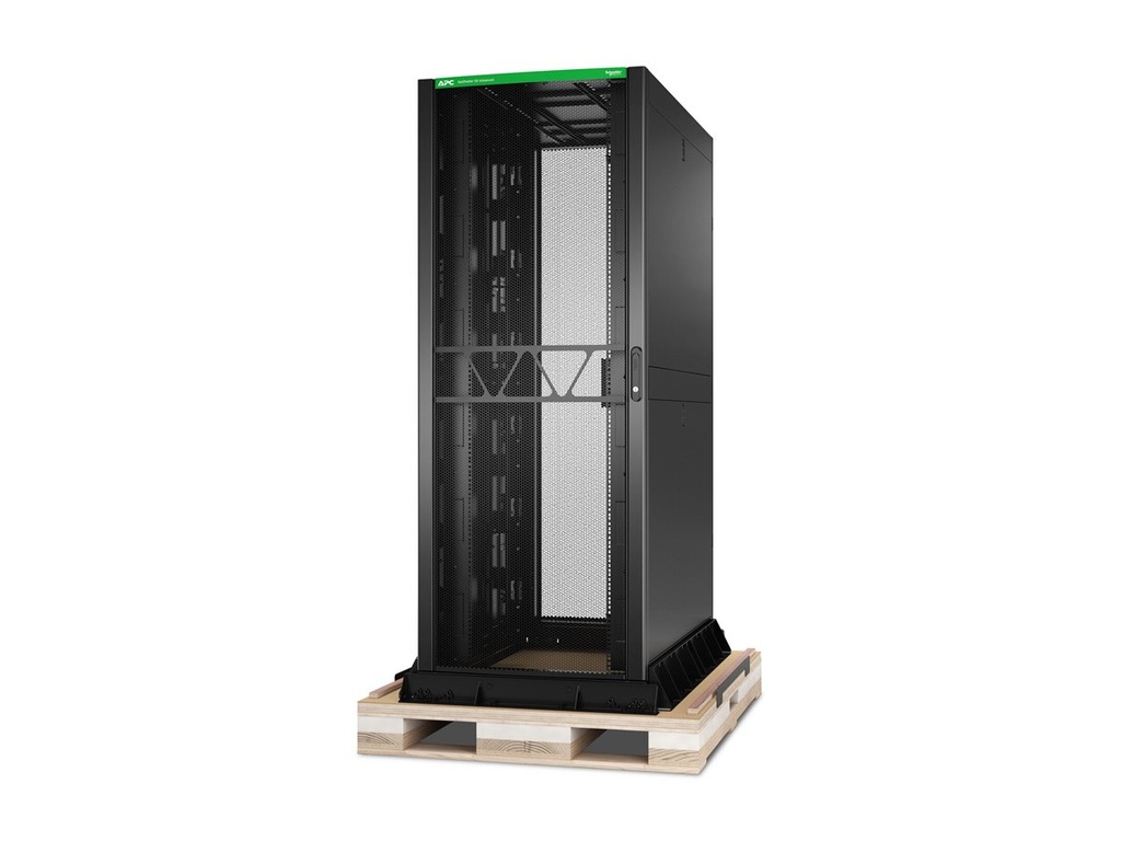 APC NetShelter SX Advanced - Schrank Netzwerkschrank - 750 x 1295 mm, mit Stoßverpackung - bodenstehend - Schwarz - 42HE - 48.3 cm (19")