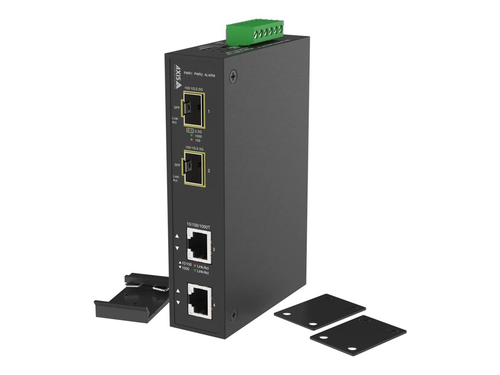 Axis TU8008 - Medienkonverter - 1GbE - 10/100/1000Base-T - RJ-45 / SFP (mini-GBIC)
