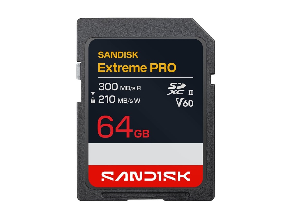 SanDisk Extreme PRO - Flash-Speicherkarte - 64