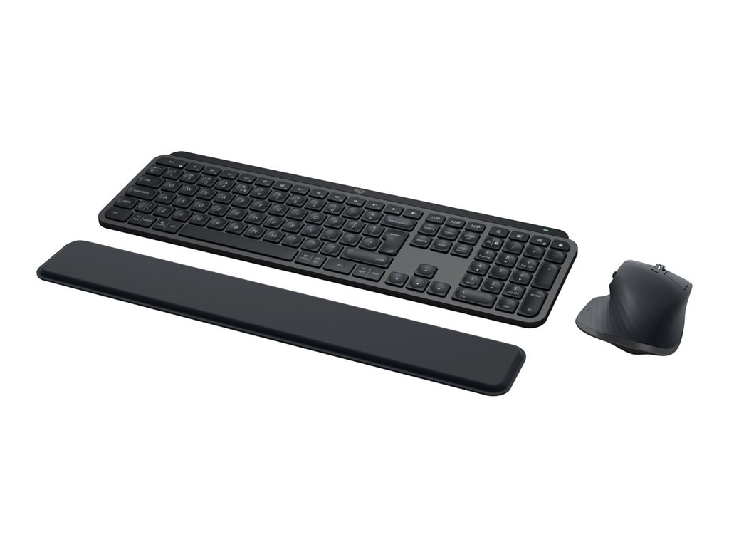 Logitech MX Keys S Combo - Tastatur-und-Maus-Set - hinterleuchtet - kabellos - Bluetooth LE - Nordisch (Dänisch/Finnisch/Norwegisch/Schwedisch)