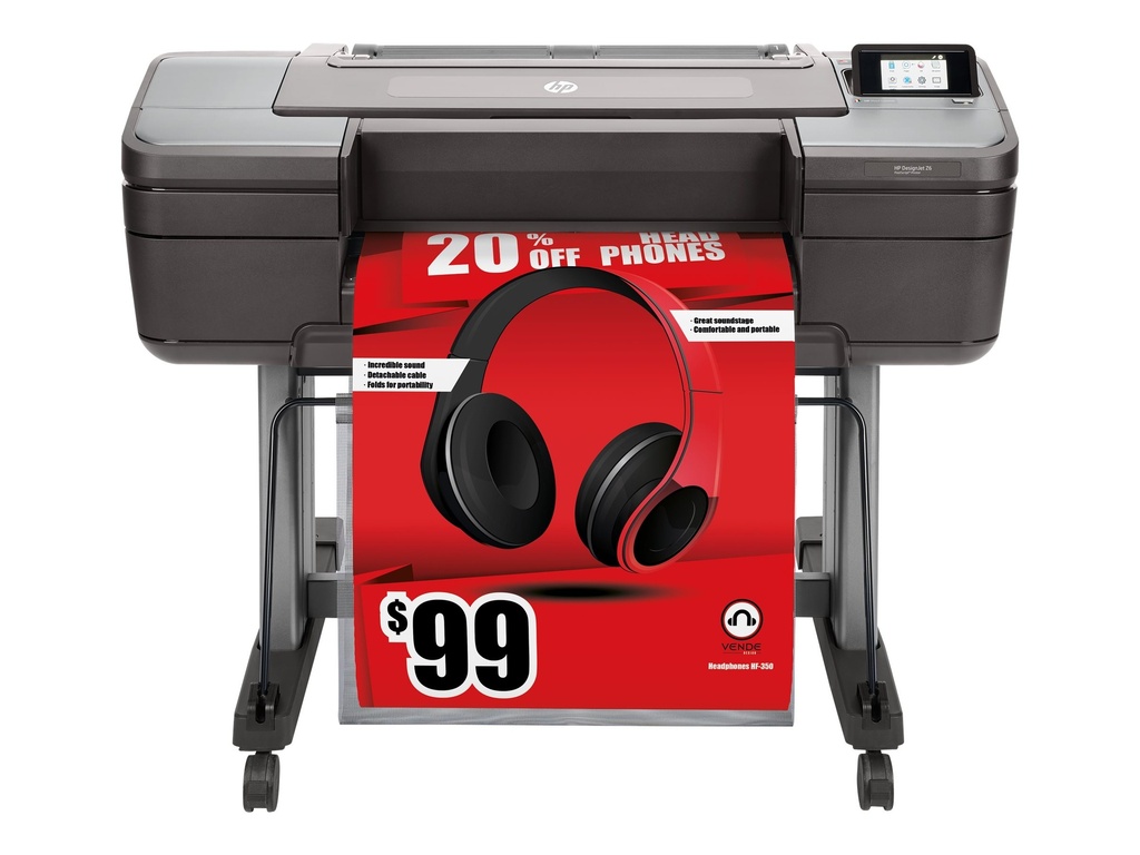 [T8W15D#B19] HP DesignJet Z6 PostScript - 610 mm (24") Großformatdrucker - Farbe - Tintenstrahl - Rolle (61 cm)