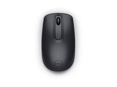 Dell WM118 - Maus - optisch - 3 Tasten - kabellos - 2.4 GHz - kabelloser Empfänger (USB)