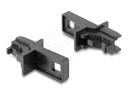 Delock Staubabdeckung für Glasfaseranschluss - Schwarz (Packung mit 10)