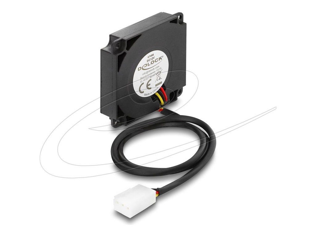 Delock Radiallüfter Lüftergebläse DC 40 x 40 10 mm - 12 V - Radial