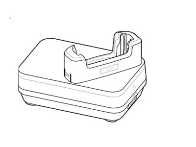 Zebra Handheld-Ladestation - for device with rugged boot