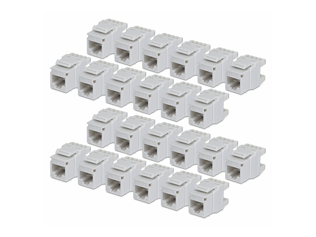 StarTech.com Cat6 Keystone Jack 24-Pack 180-Deg - Netzwerk - CAT 6