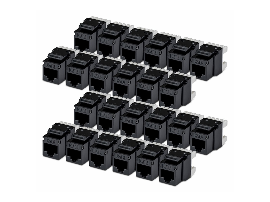 StarTech.com Cat6 Keystone Jack 24-Pack 180-Deg - Netzwerk - CAT 6