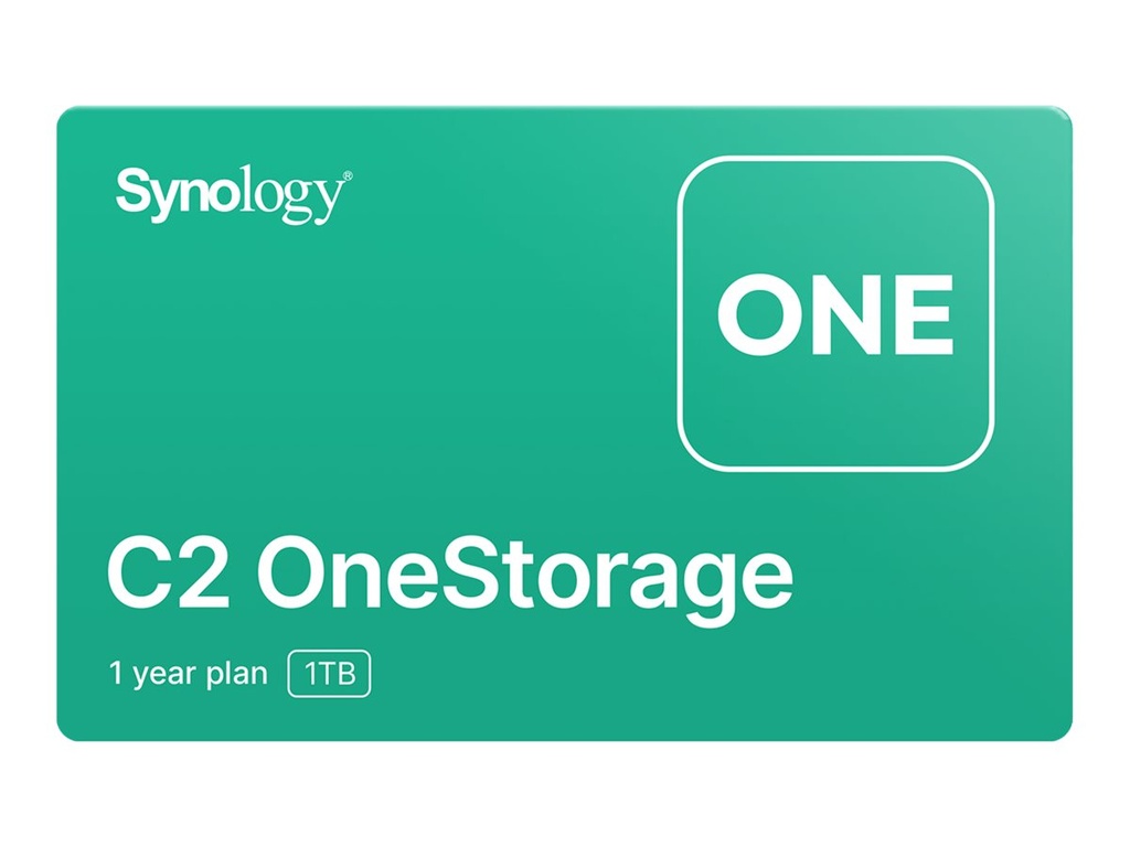 Synology C2 OneStorage - Abonnement-Lizenz (1 Jahr)