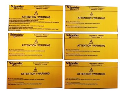 APC Schneider Electric Easy UPS - Sticker-Kit - Gelb