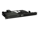Rackmount.IT Montagesatz für Netzwerkgeräte - Rack montierbar - Jet Black - 1U - 48.3 cm (19")