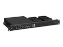 Rackmount.IT Montagesatz für Netzwerkgeräte - Rack montierbar - Jet Black - 1U - 48.3 cm (19")