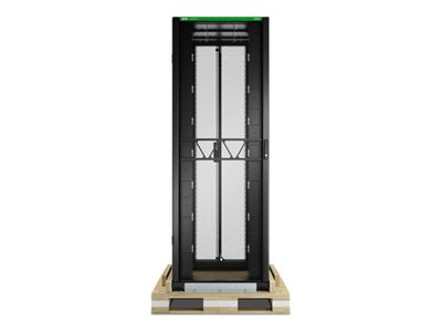 APC NetShelter SX Gen 2 - Schrank Netzwerkschrank - 600 W x 1070 D mm, 2500 lbs, Stoßverpackung - bodenstehend - Schwarz - 42HE - 48.3 cm (19")