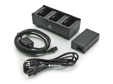 [SAC-MPM-3BCHGEU1-01] Zebra Batterieladegerät - 3 x Batterien laden