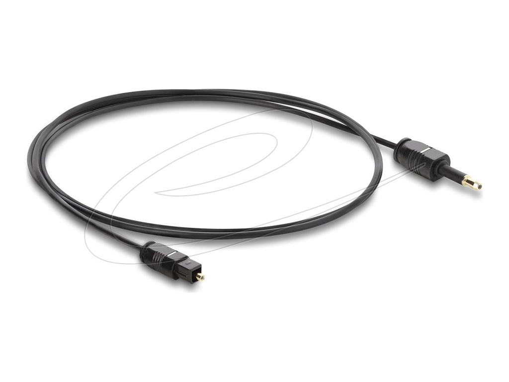 Delock Digitales Audio-Kabel (optisch) - Mini-TOSLINK männlich zu TOSLINK weiblich