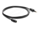 Delock Digitales Audio-Kabel (optisch) - Mini-TOSLINK männlich zu TOSLINK weiblich