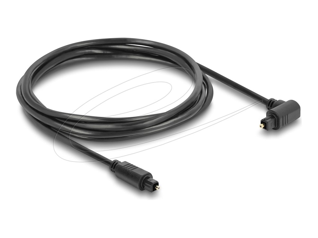 Delock Digitales Audio-Kabel (optisch) - TOSLINK männlich gewinkelt zu TOSLINK männlich