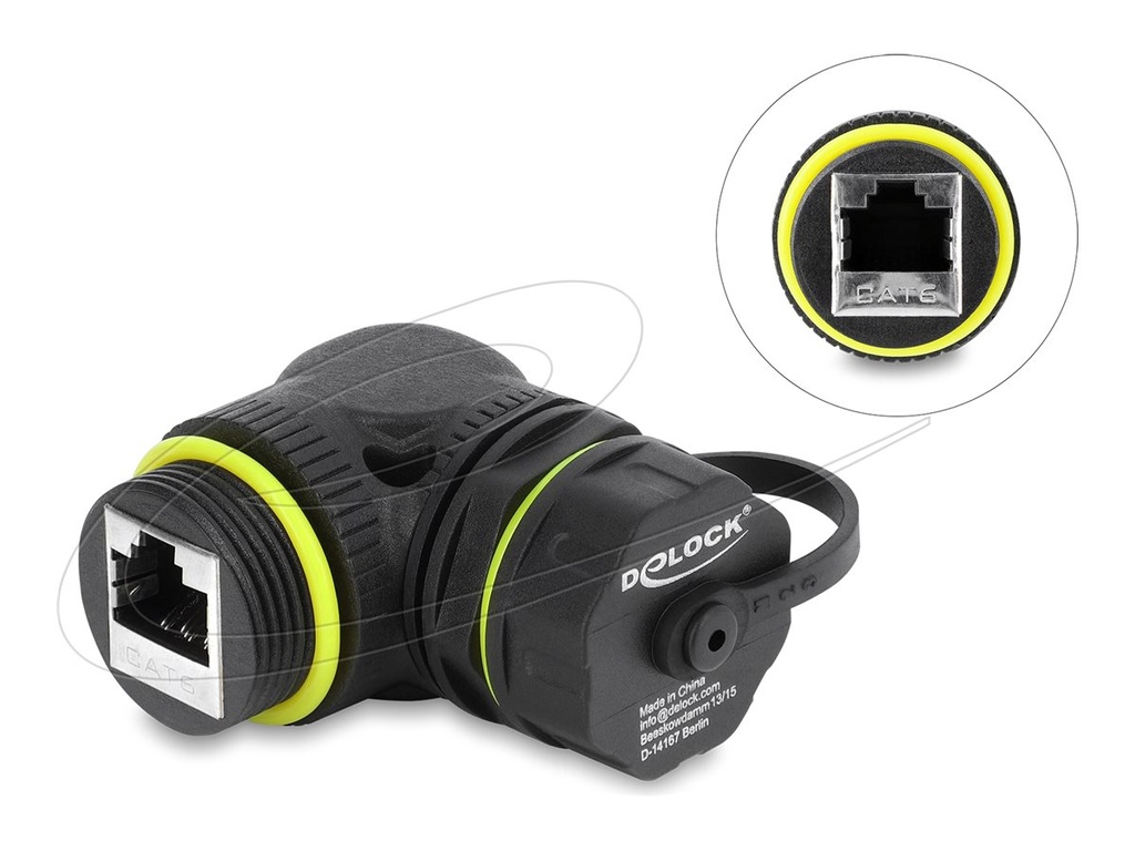 Delock Netzwerkkoppler - RJ-45 (W) gerade zu RJ-45 (W)