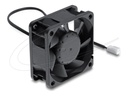 Delock Axiallüfter DC 60 x 60 25 mm mit Lüfteranschluss schwarz