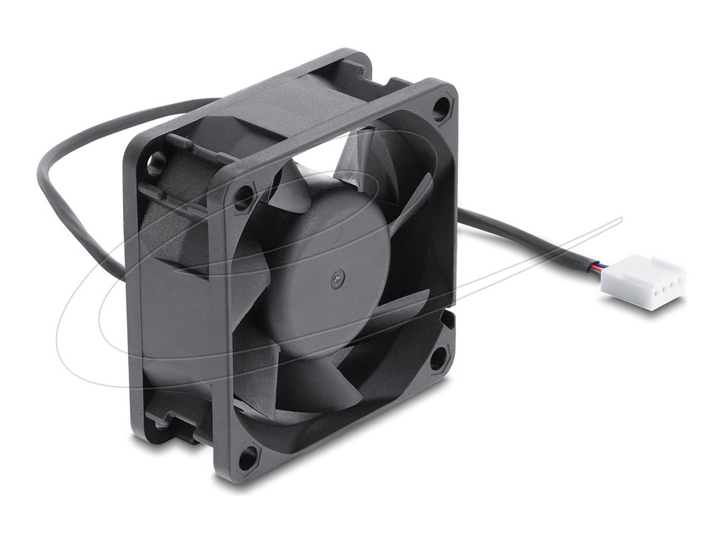 Delock Axiallüfter DC 60 x 60 25 mm mit PWM Lüfteranschluss - Gehäuse-Lüfter